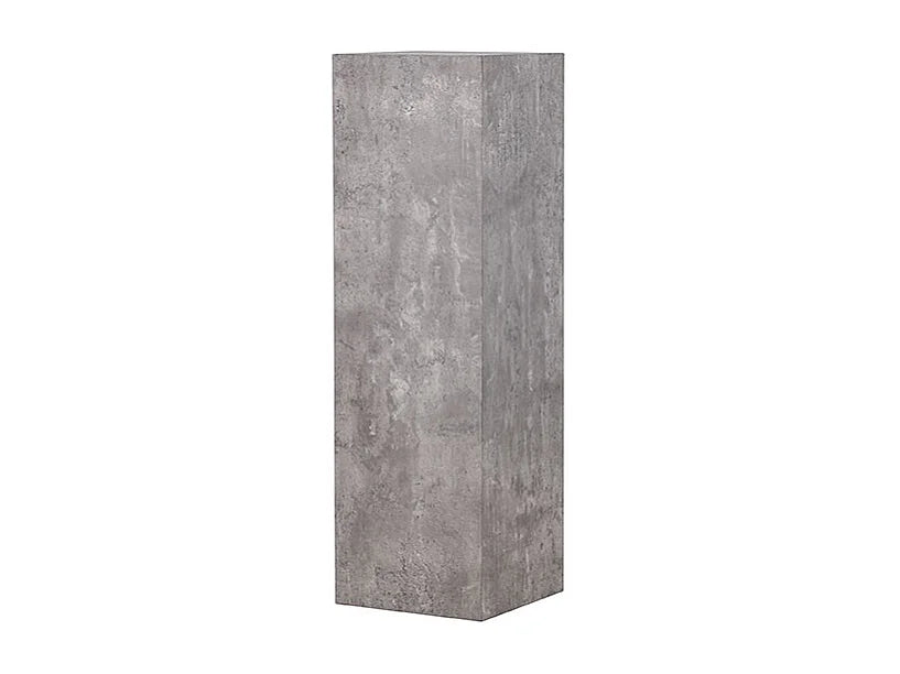 Bout de canapé piédestal haut gris – PILVA
