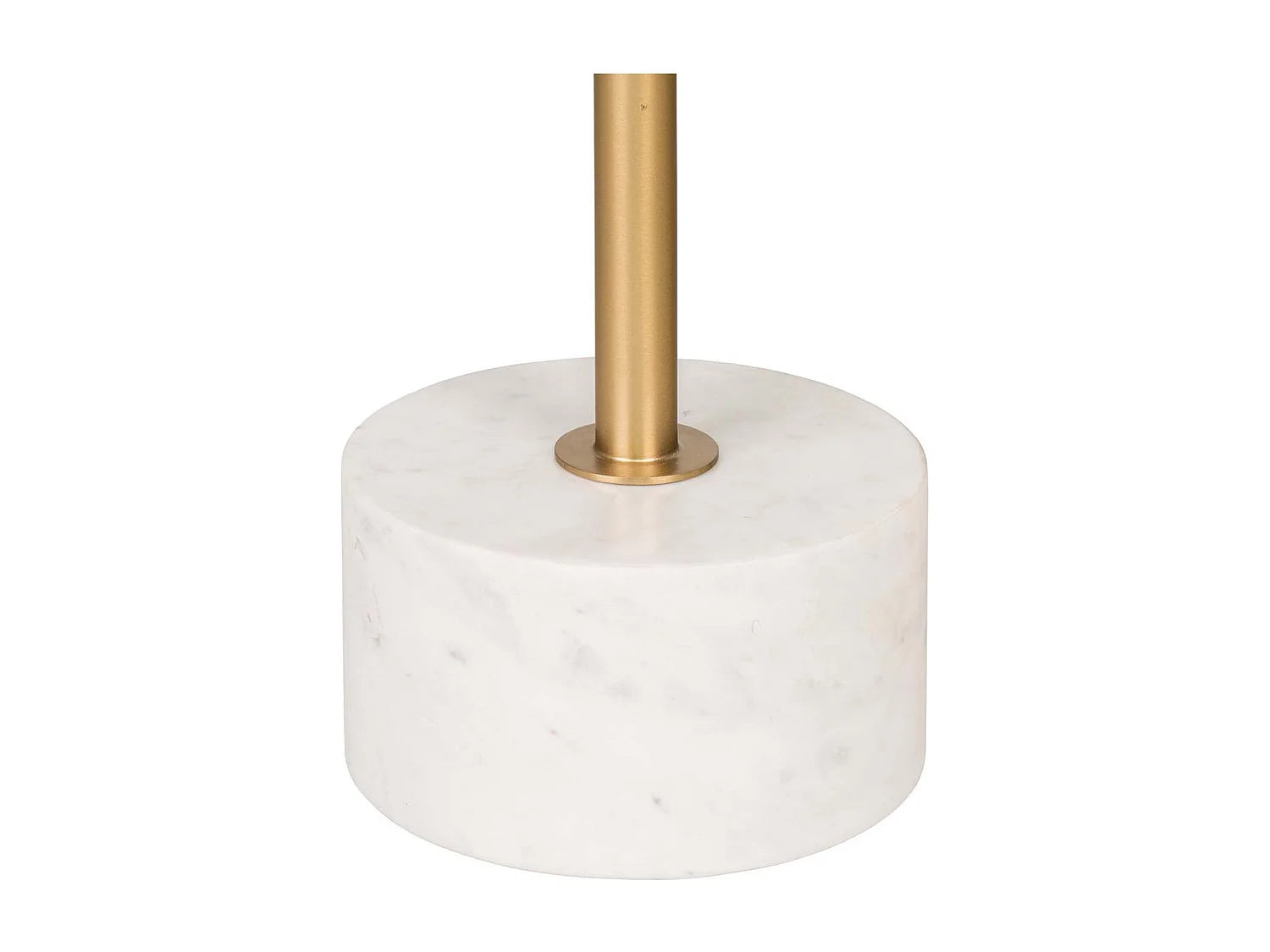 Bout de canapé d'angle effet marbre et laiton – LECCA