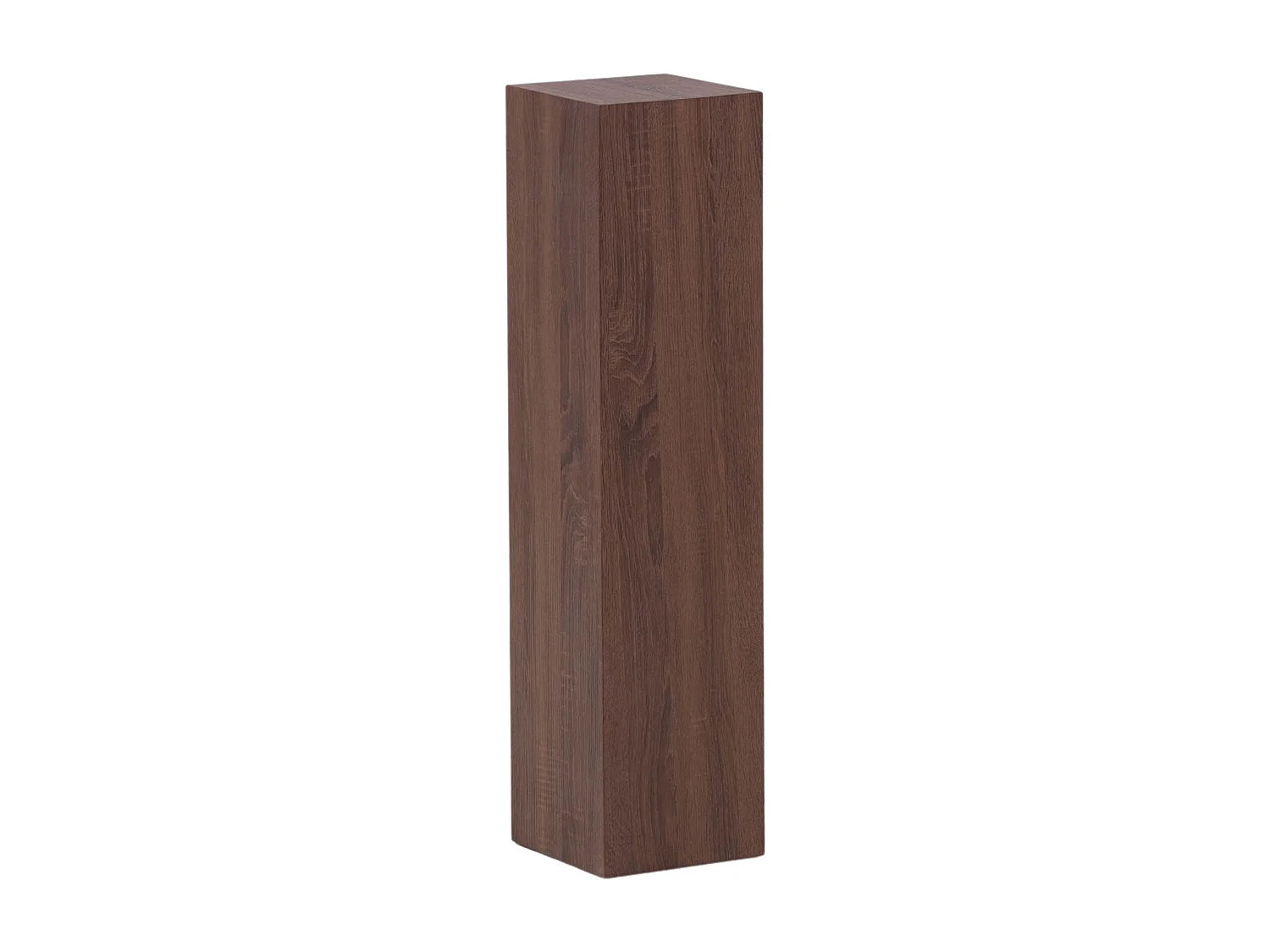 Bout de canapé haut piédestal marron – COLUMNA
