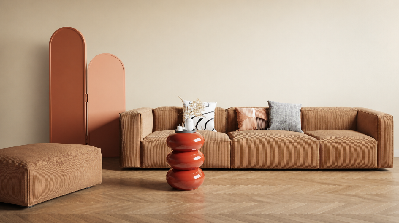 Bout de Canapé Terracotta