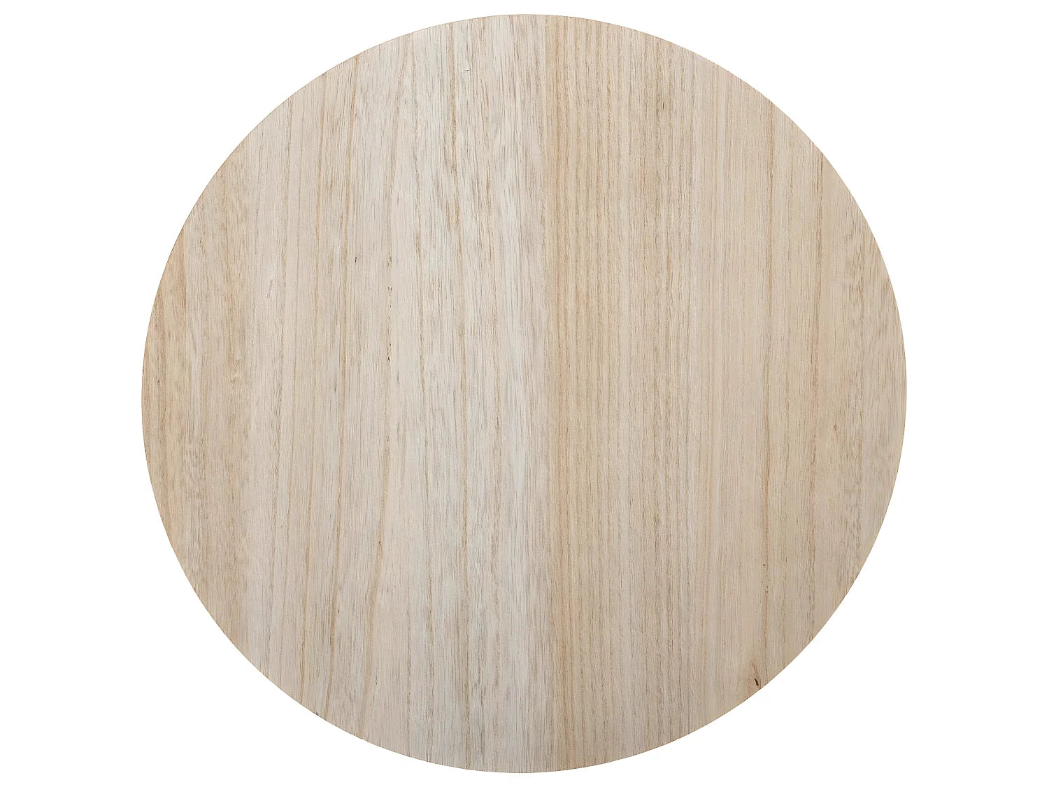 Bout de canapé rond bois et métal doré – LUMEN