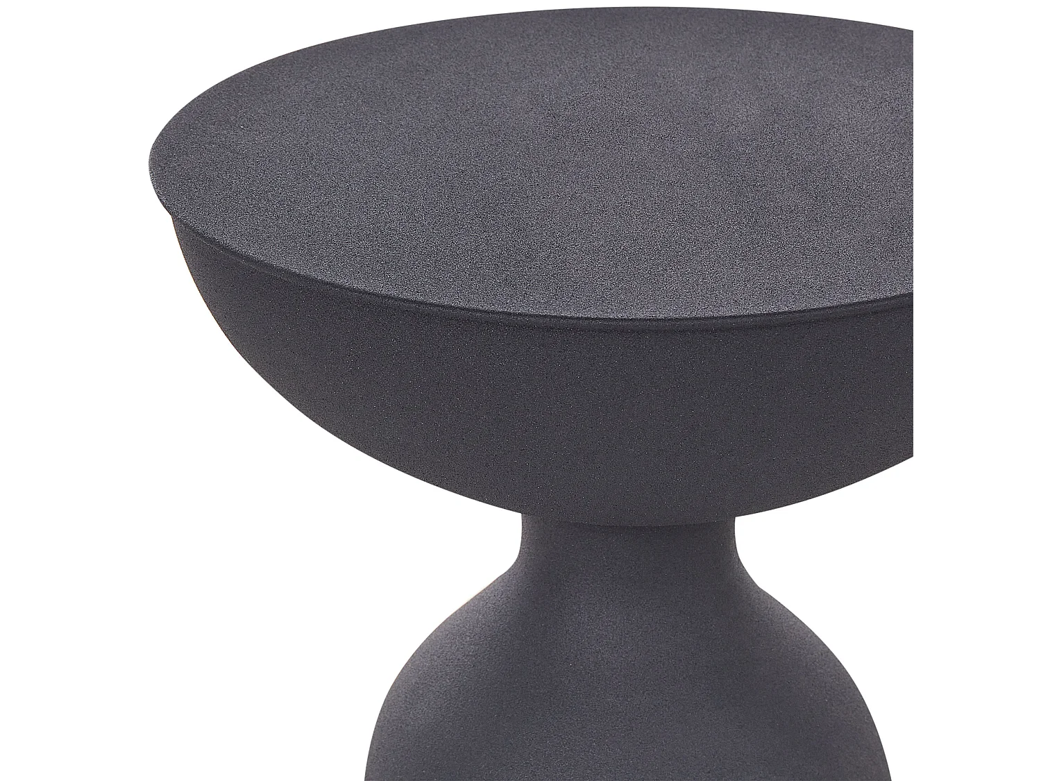 Bout de canapé rond en métal noir – COTA