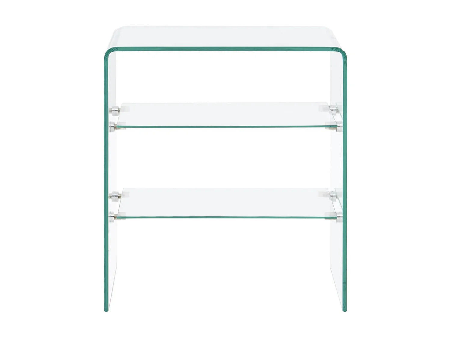 Bout de canapé en verre trempé transparent – CRISTÉO