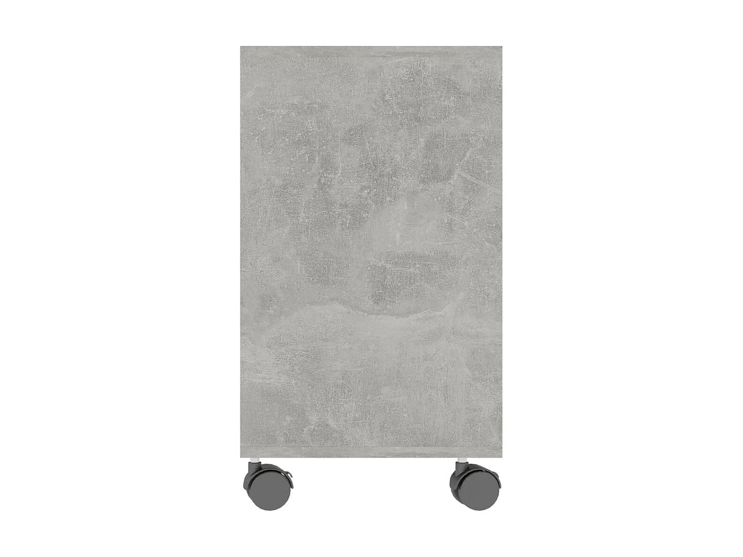 Bout de canapé gris béton à roulettes – BETONO