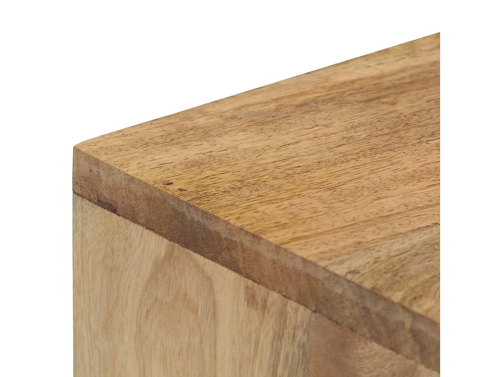 Bout de canapé console en manguier massif naturel – AGRA