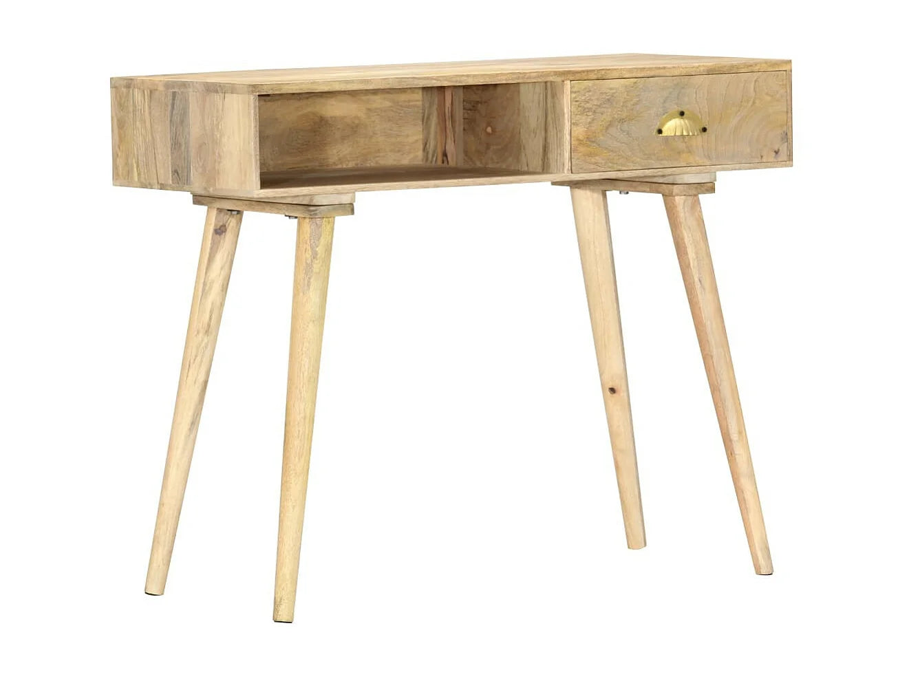Bout de canapé console en manguier massif naturel – AGRA