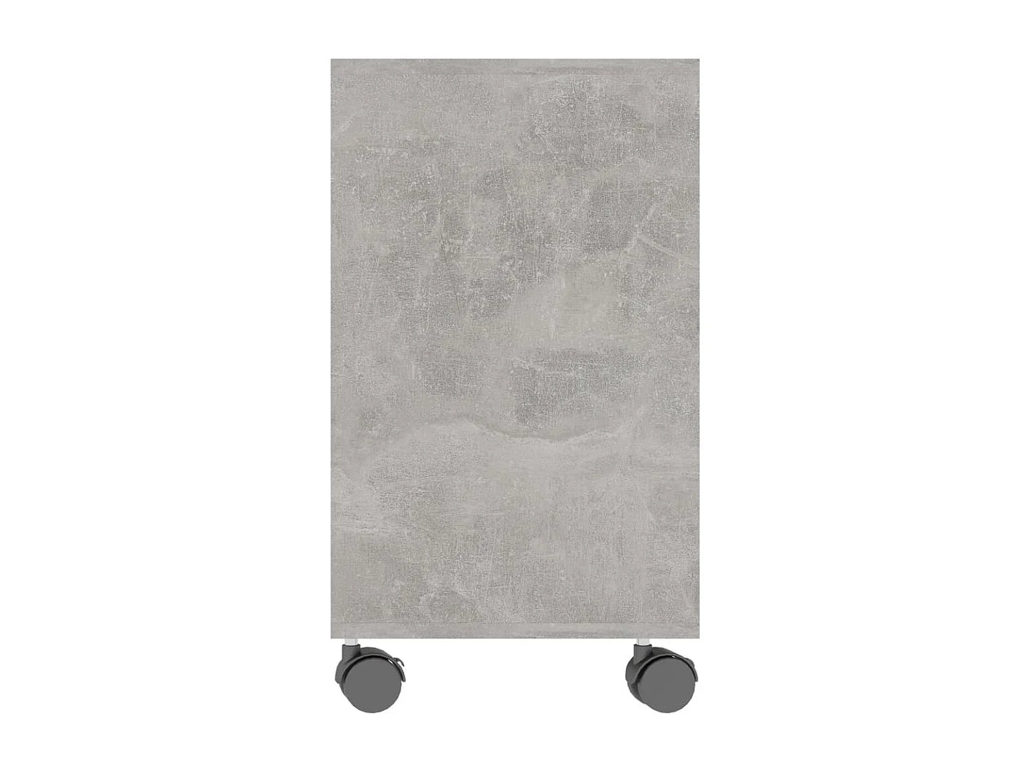 Bout de canapé gris béton sur roulettes – CEMENTA