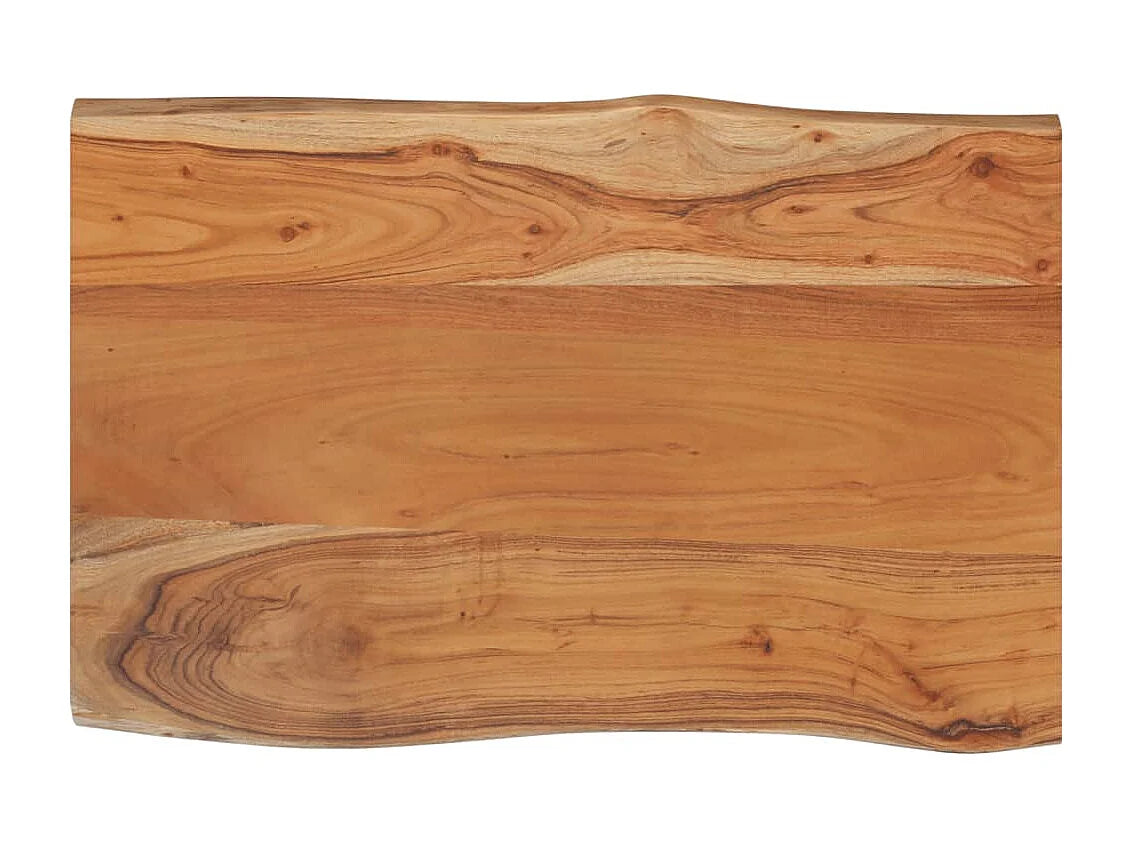 Bout de canapé bas en bois d'acacia massif – ACARO