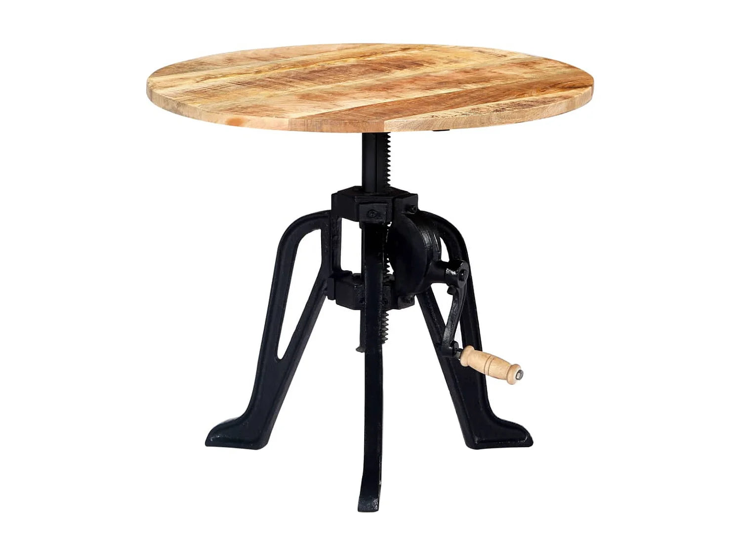 Bout de canapé bois de manguier et fonte marron – TALWAR