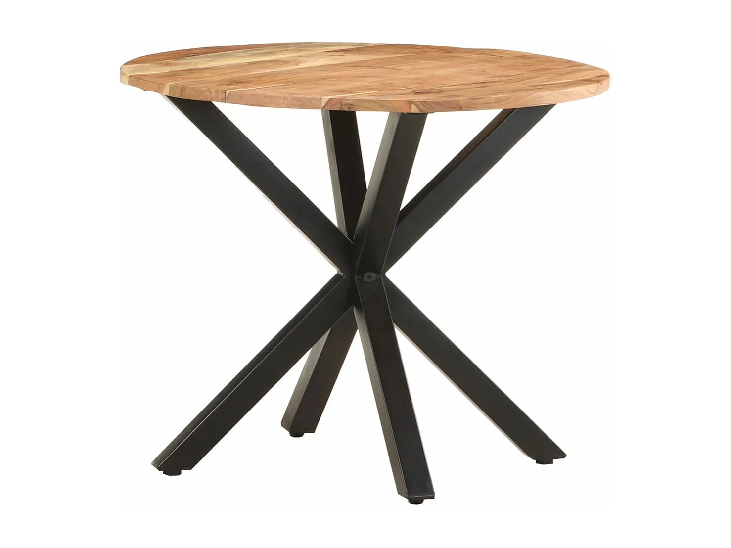 Bout de canapé carré en acacia massif marron – ACALI