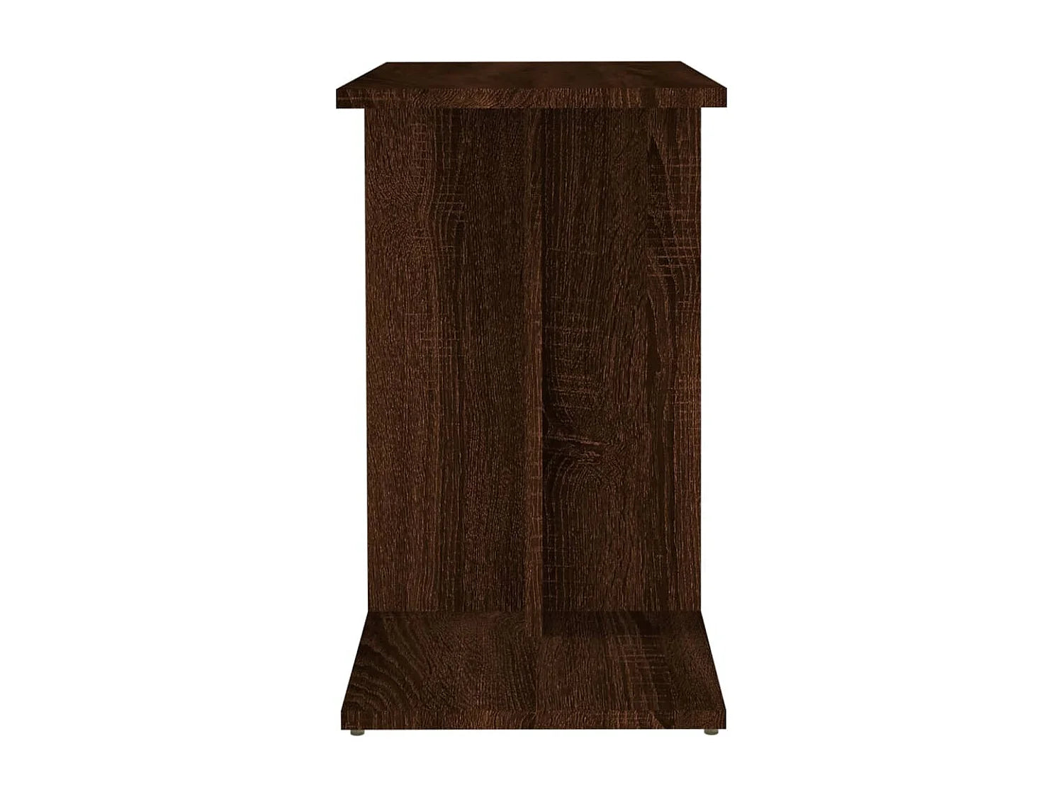 Bout de canapé en chêne marron format compact – QUERCUS