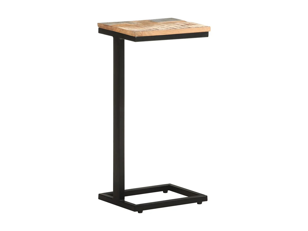 Bout de canapé bois de récupération marron – FERRO