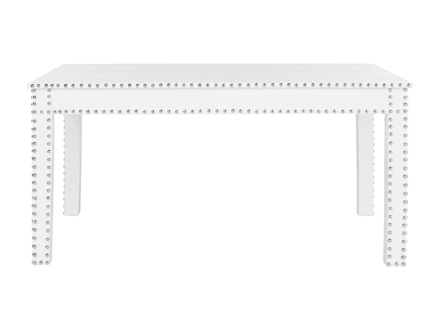 Bout de canapé blanc effet croco façon cuir – MAÏLO