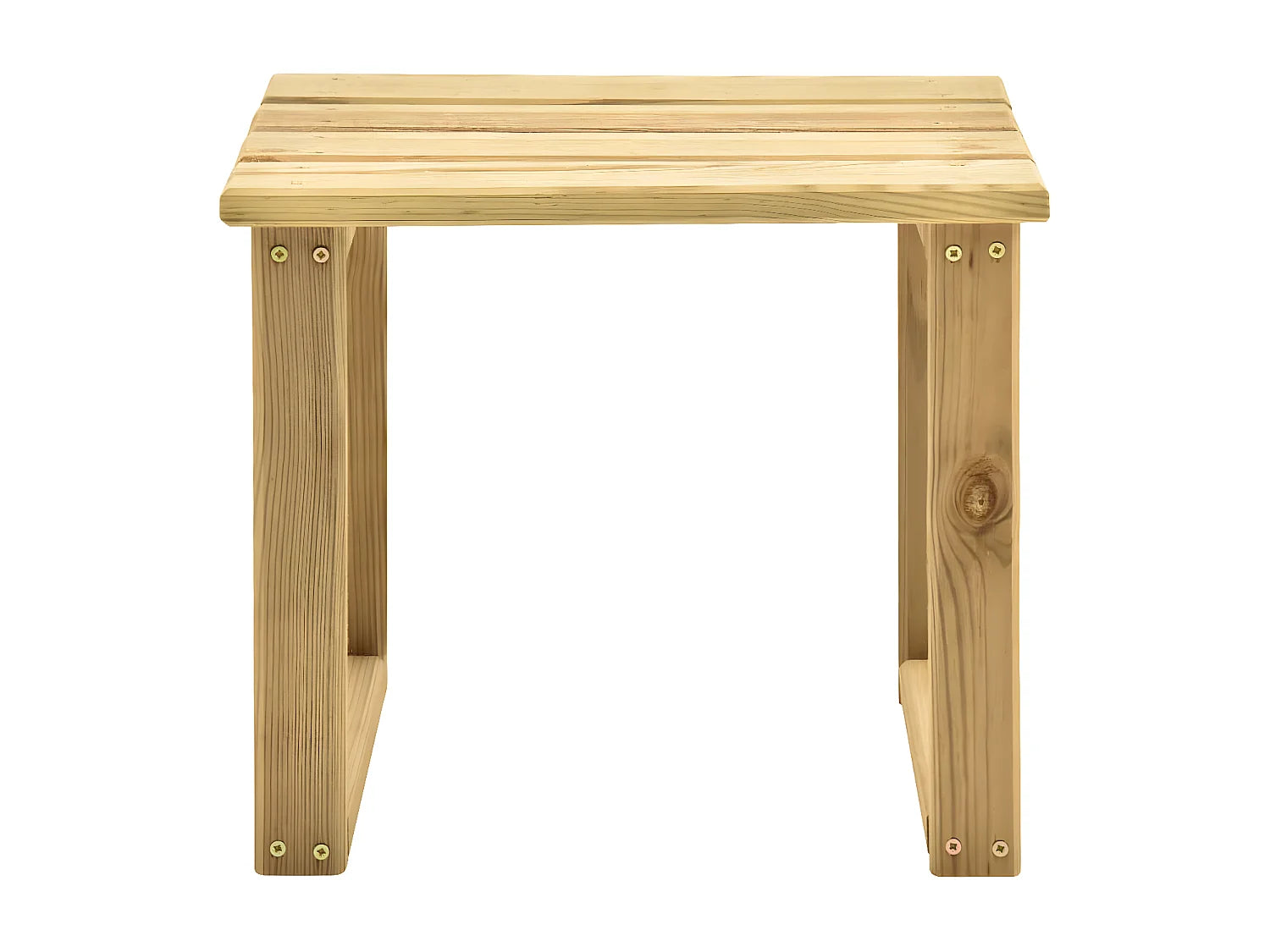 Bout de canapé en bois de pin vert pour extérieur – PINVER