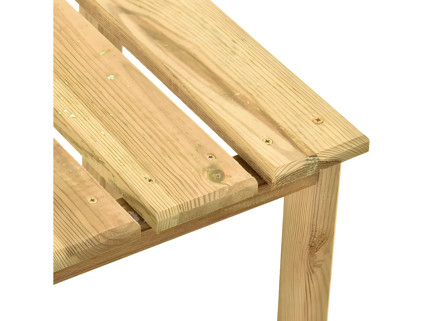 Bout de canapé en bois de pin vert pour extérieur – PINVER