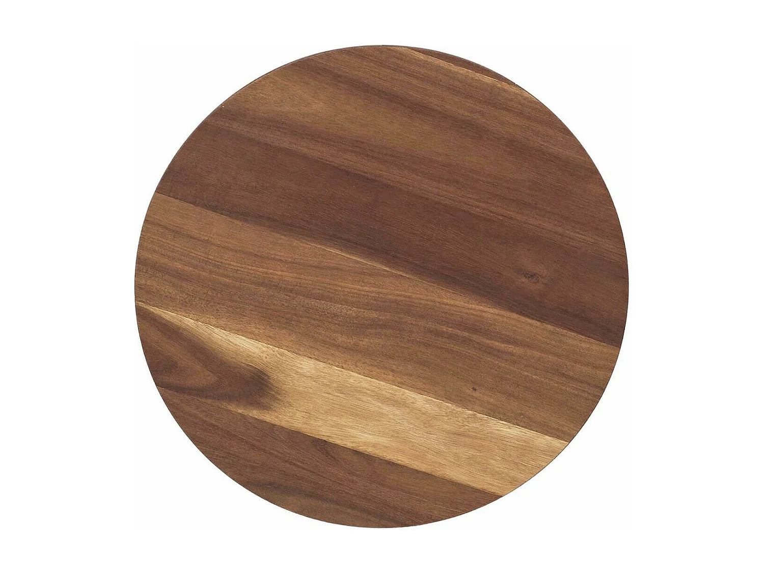 Bout de canapé carré en MDF aspect noyer – LYLÏAN
