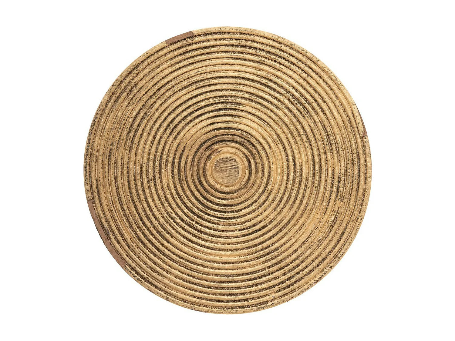 Bout de canapé bois et métal doré déco ethnique – SAVANE