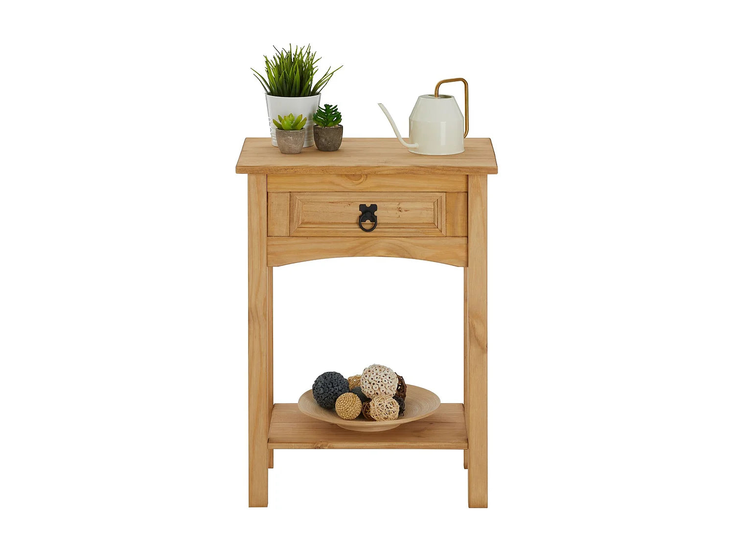 Bout de canapé console en pin massif naturel – TEQUILA