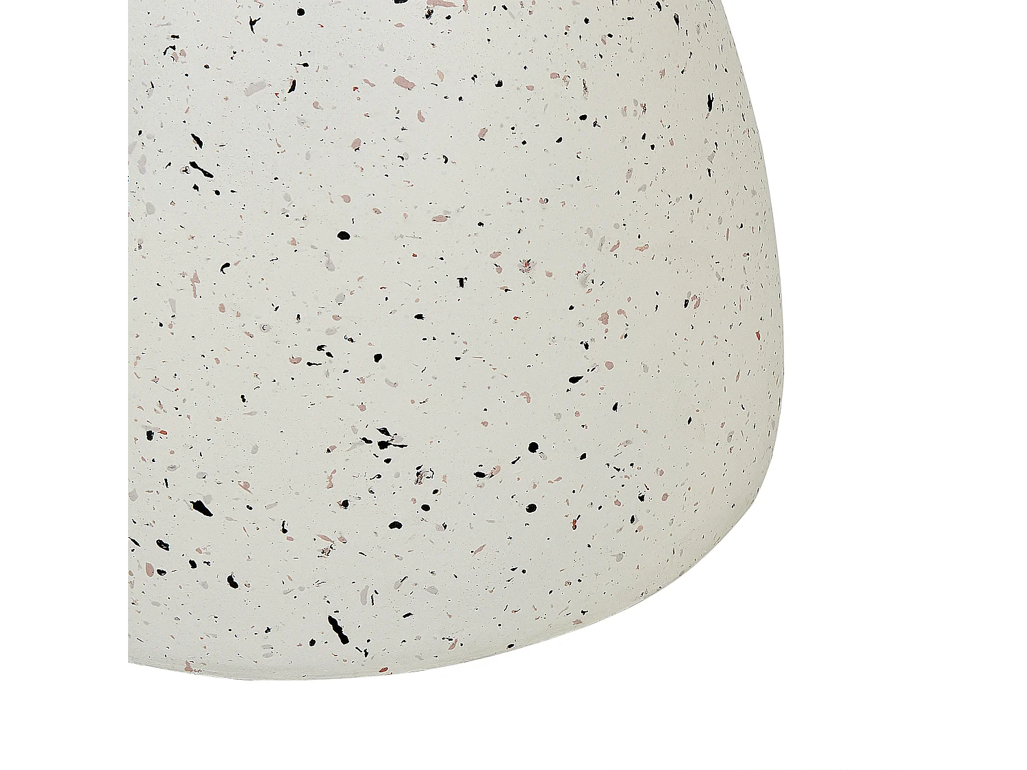 Bout de canapé blanc effet terrazzo intérieur extérieur – CAFFINA