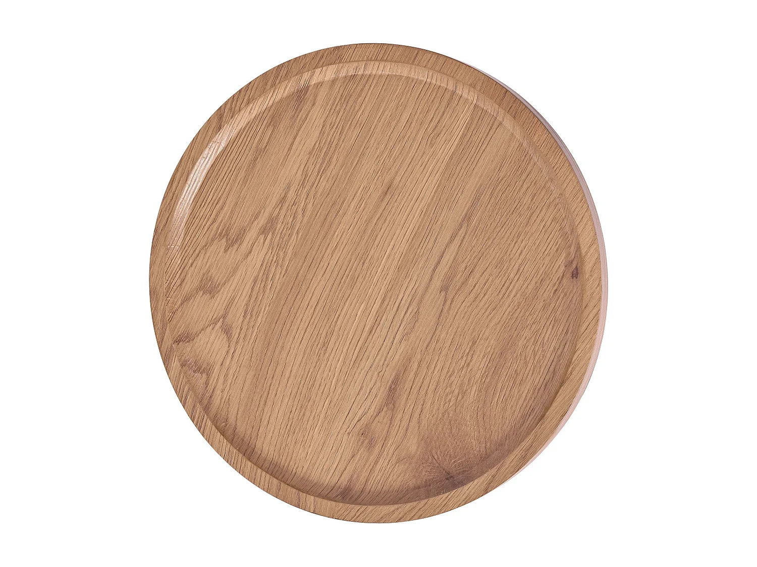 Lot de 2 bouts de canapé ronds en bois naturel – ASPENA