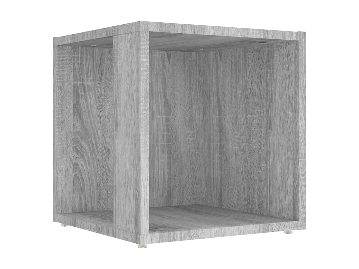 Bout de canapé cube gris avec rangement – SONARA