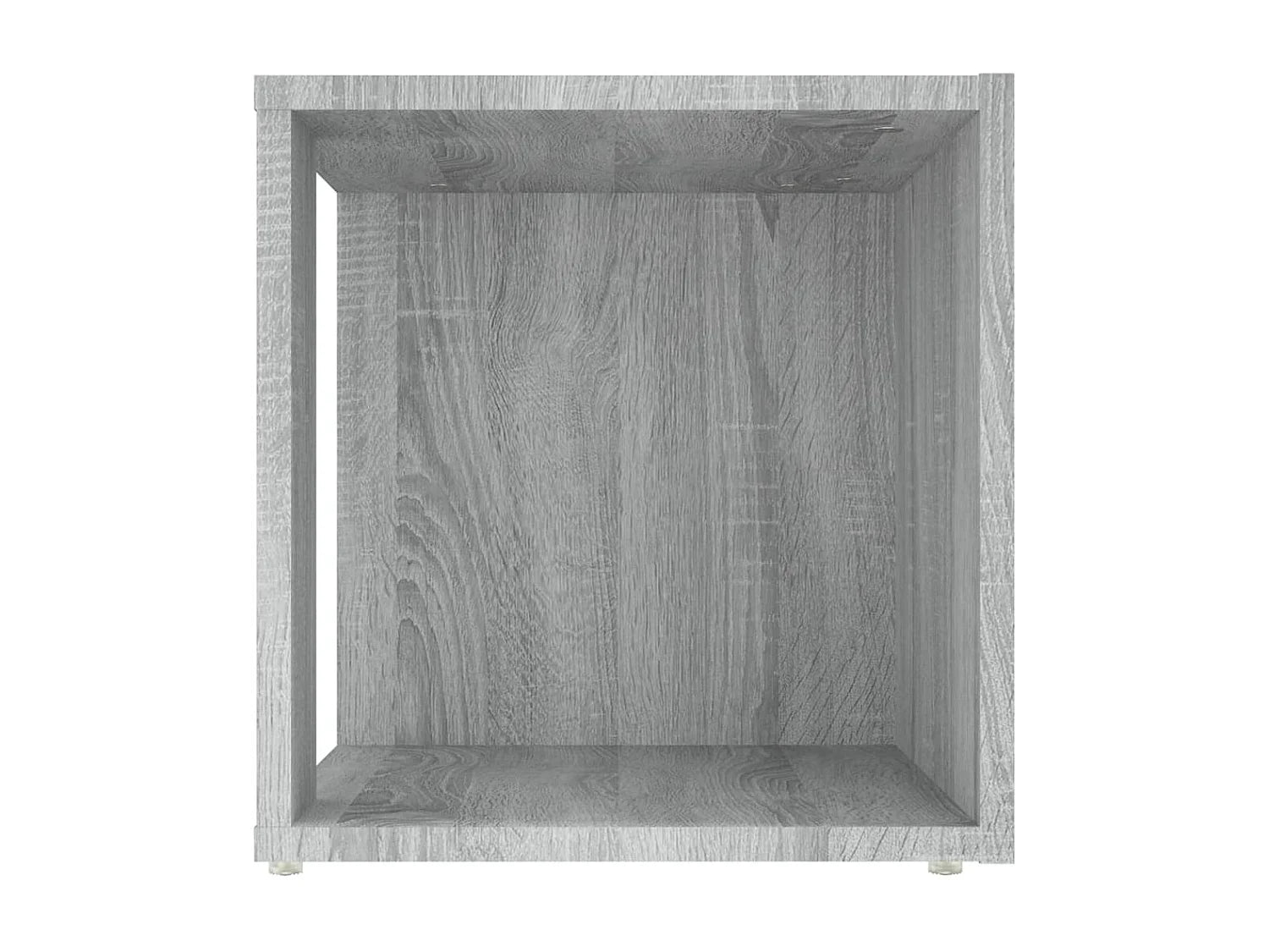 Bout de canapé cube gris avec rangement – SONARA
