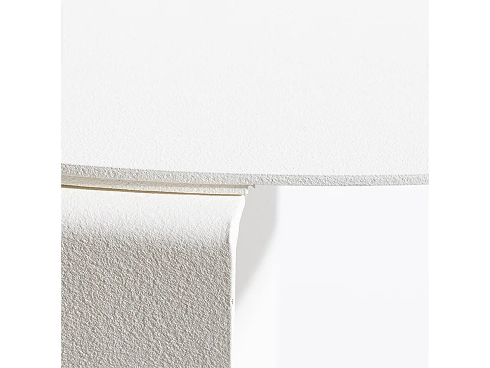 Bout de canapé rond en métal beige – JIMY