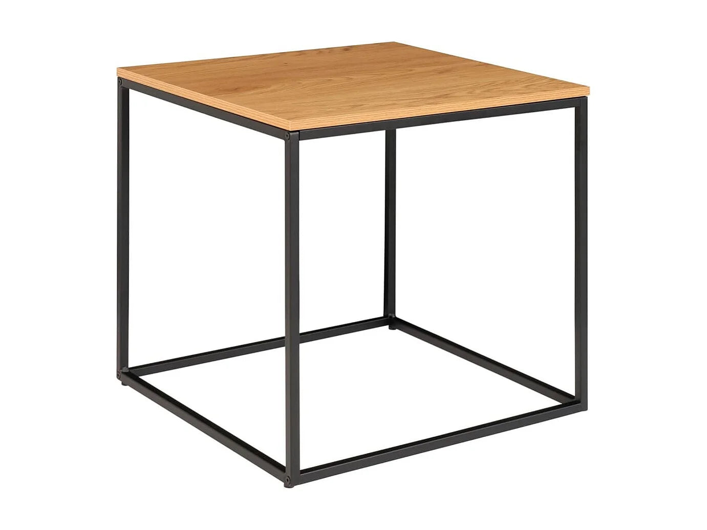 Bout de canapé chêne et noir style scandinave – AVERY