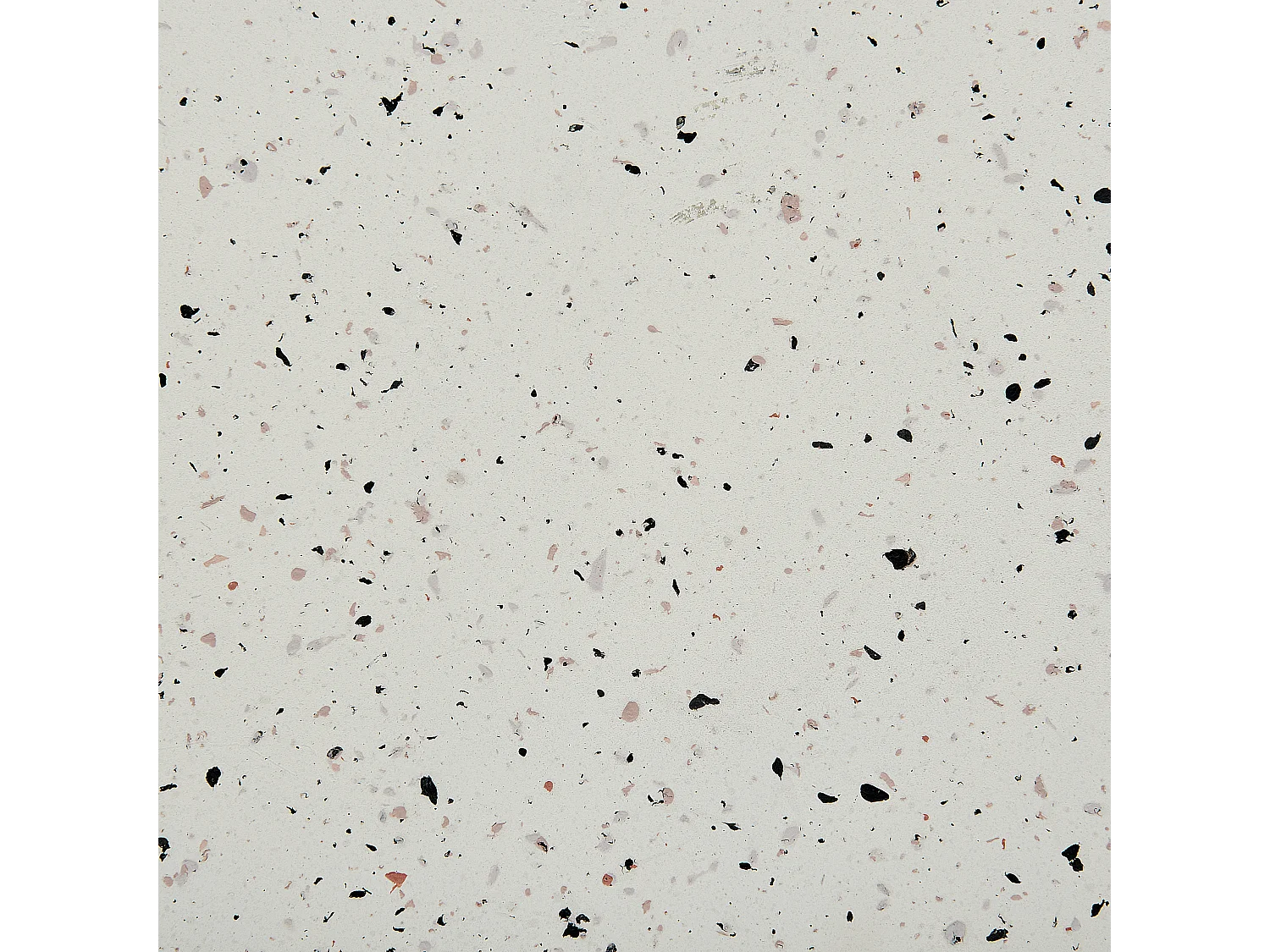 Bout de canapé effet terrazzo blanc cassé – TERRINA