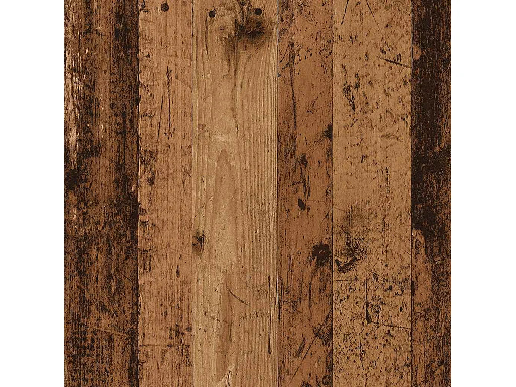 Bout de canapé bas en bois massif marron – RONDIN