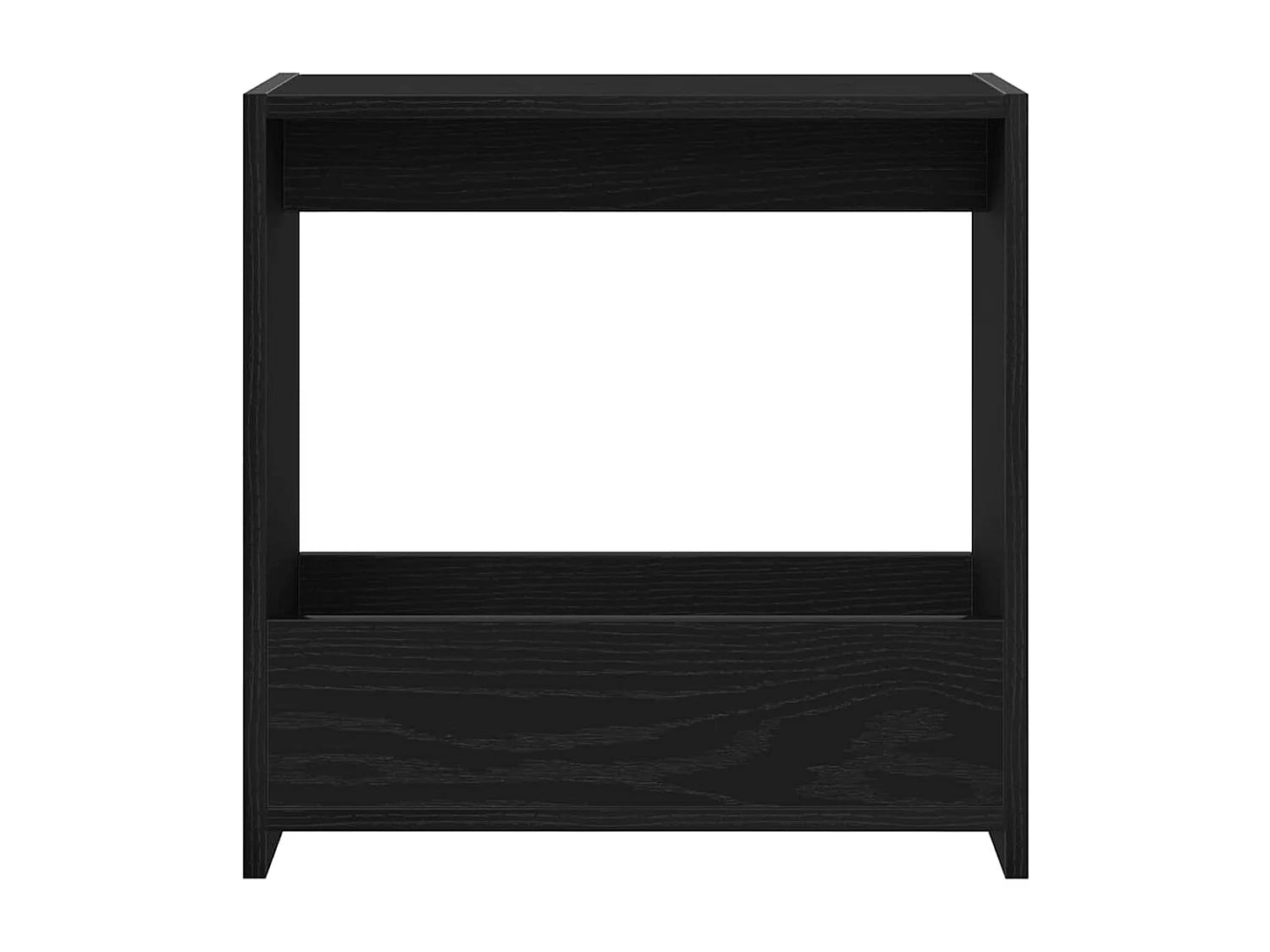 Bout de canapé chêne noir minimaliste – KALDO