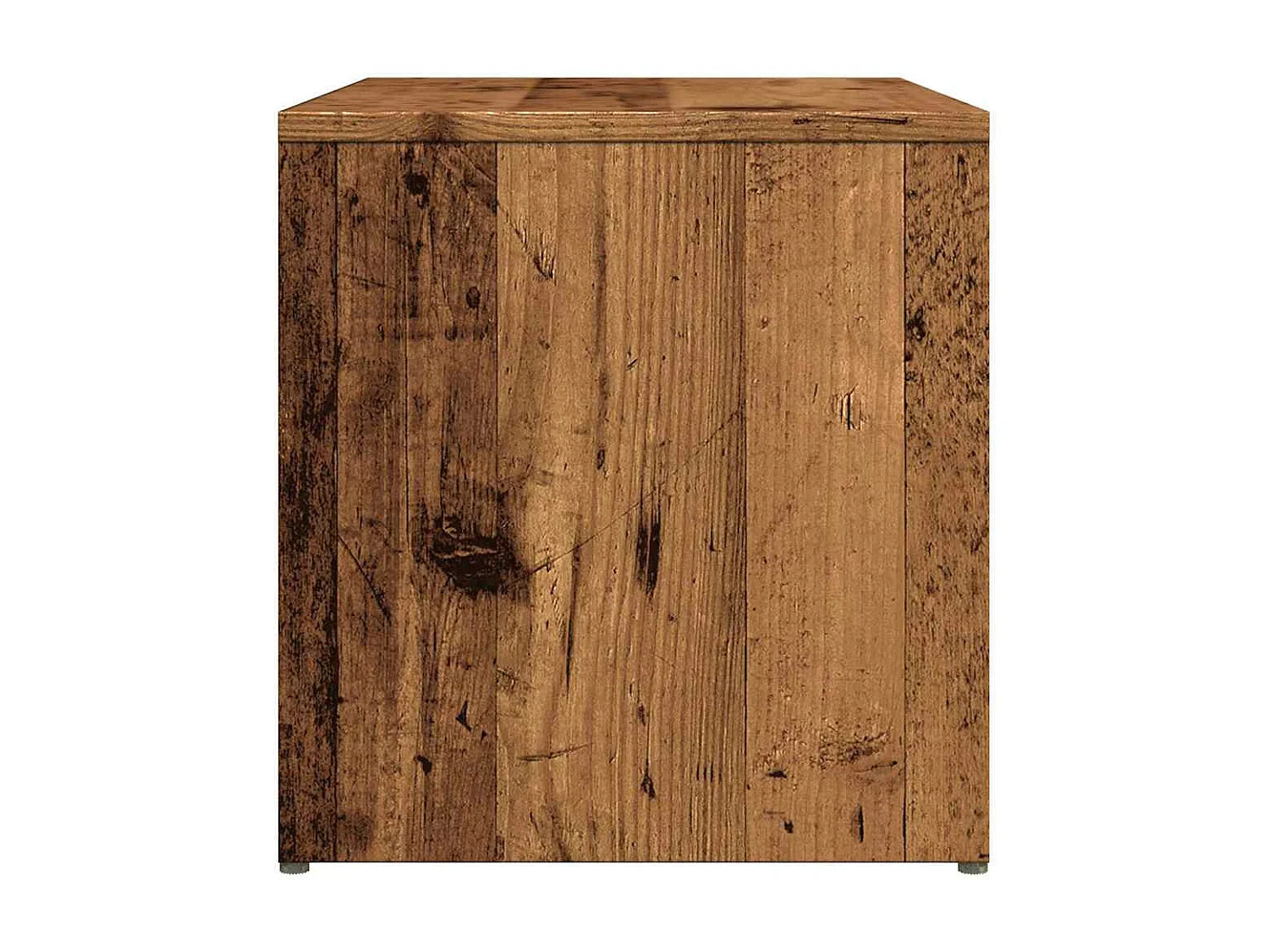 Bout de canapé en bois vieux bois marron – TRONKA