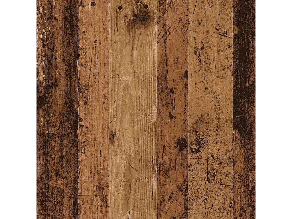 Bout de canapé en bois vieux bois marron – TRONKA