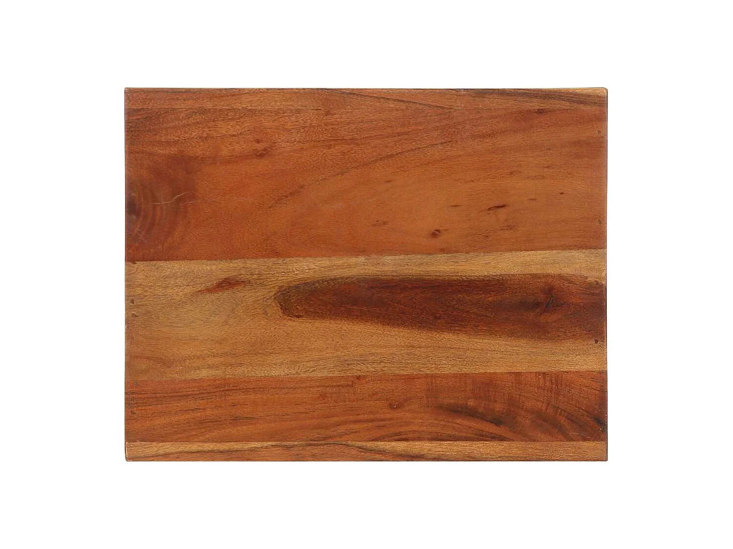 Bout de canapé en bois d'acacia massif marron – ACANTO