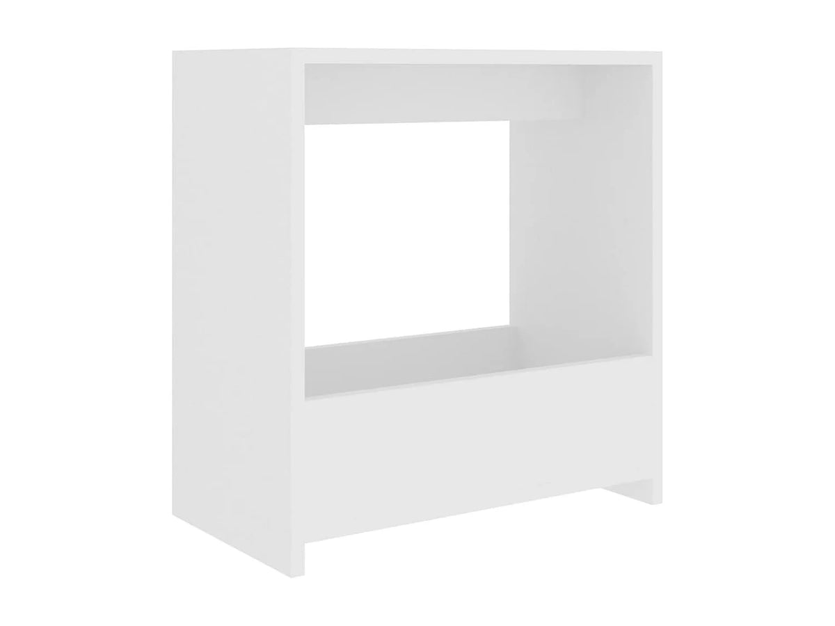 Bout de canapé blanc compact en bois – NIVEO