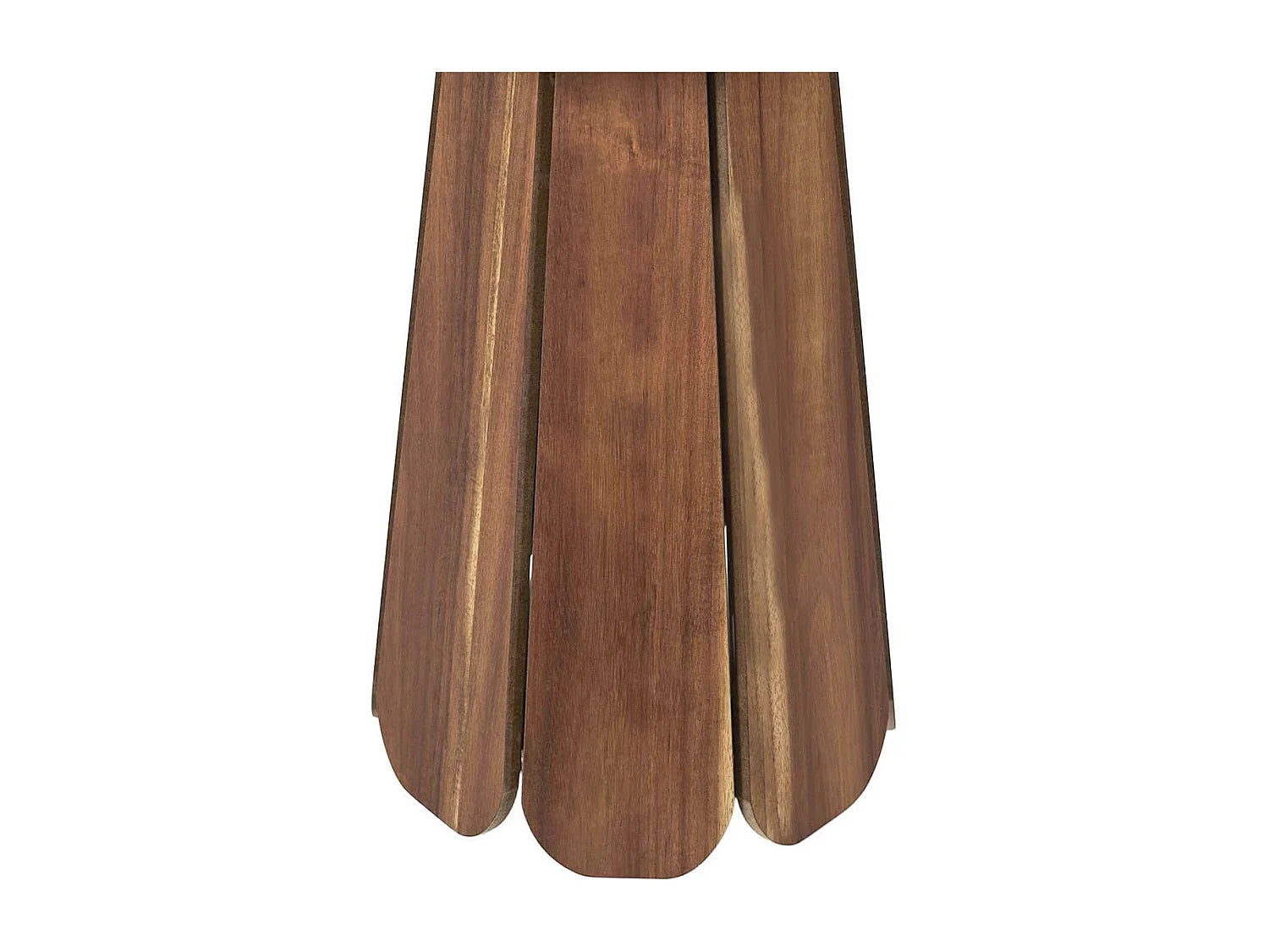 Bout de canapé haut en acacia aspect noyer – LYLÏAN