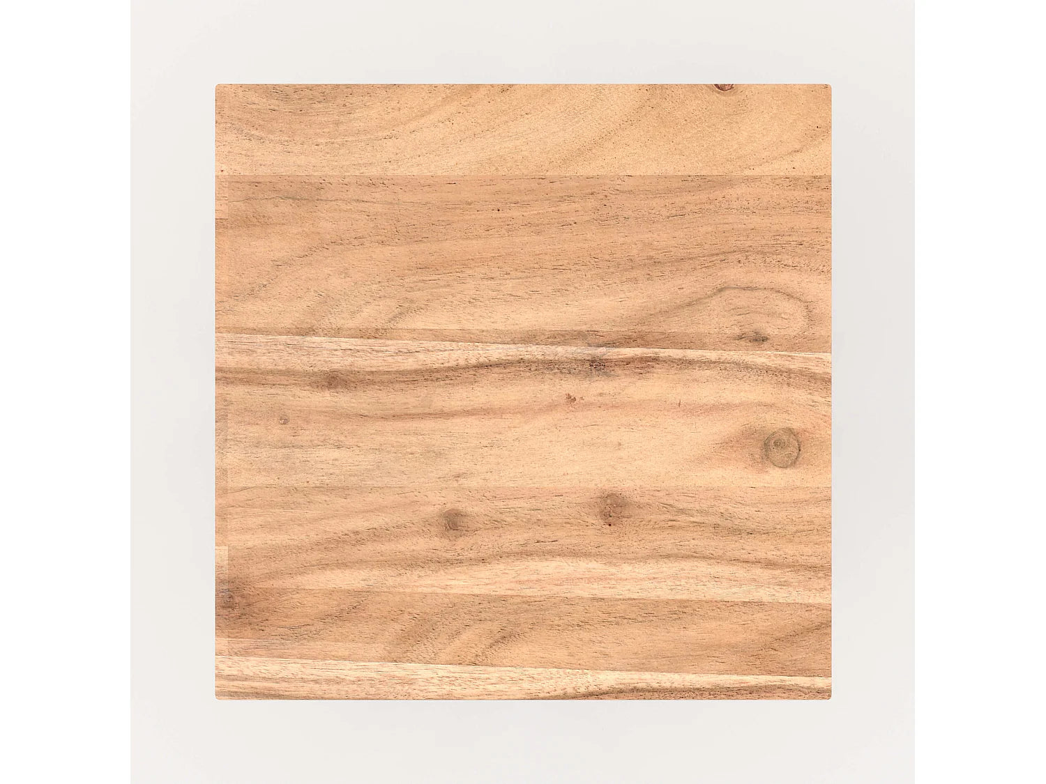 Bout de canapé sellette bois d'acacia et métal – ACANIA