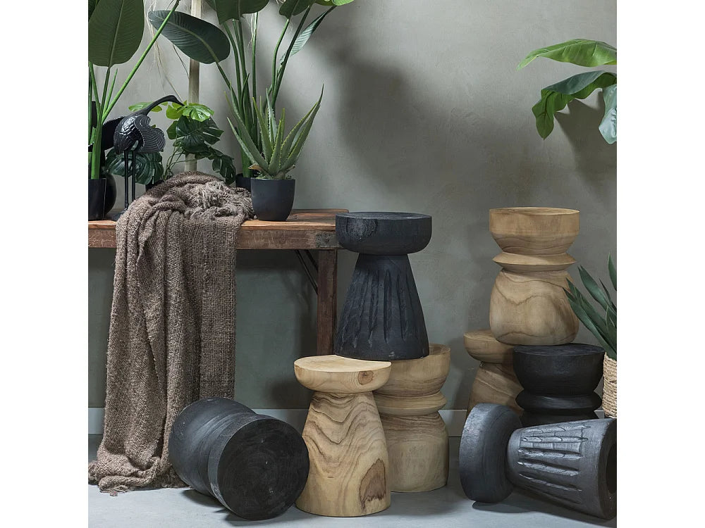 Bout de canapé en bois naturel clair – BIRO