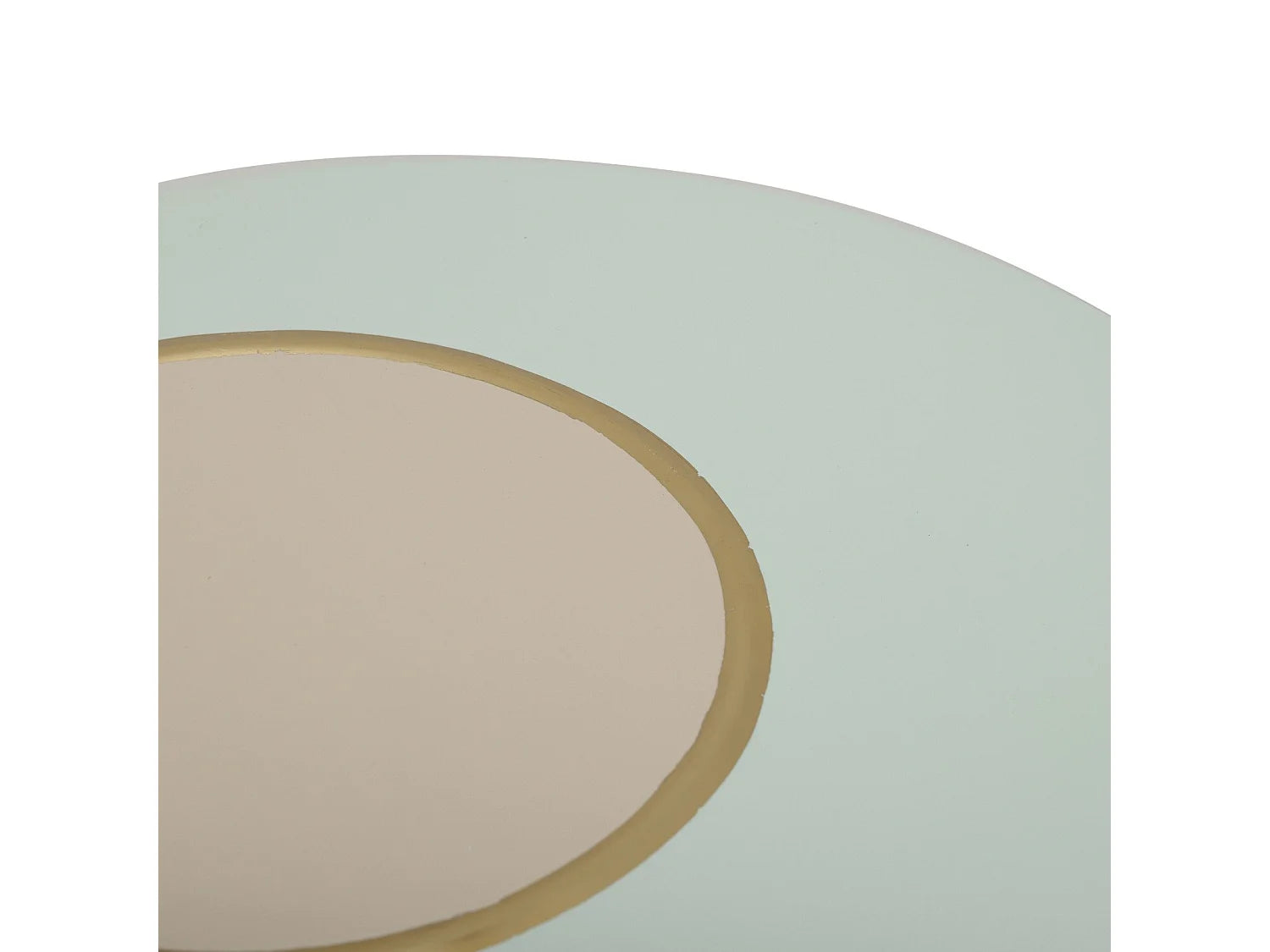 Bout de canapé en métal doré design – SOLÈNE