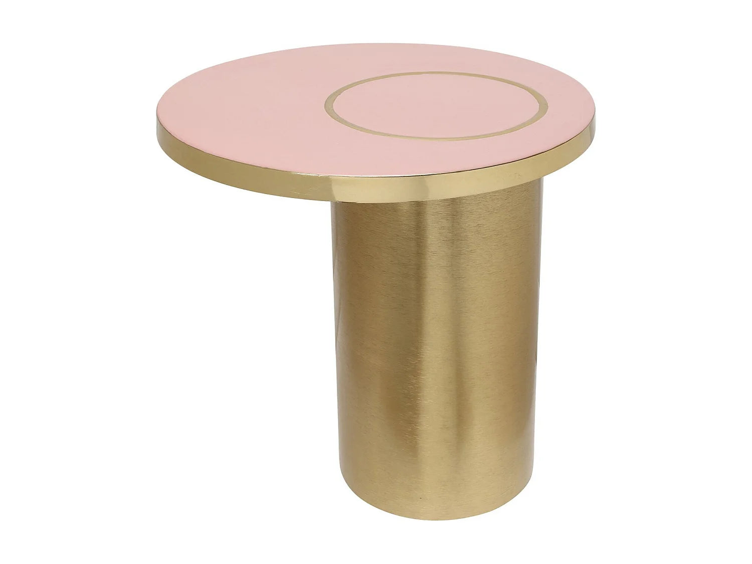 Bout de canapé Art Déco en métal doré – GATSBY