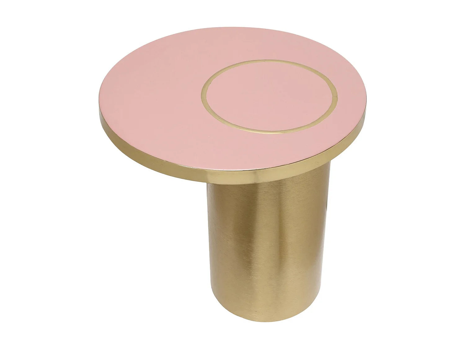 Bout de canapé Art Déco en métal doré – GATSBY