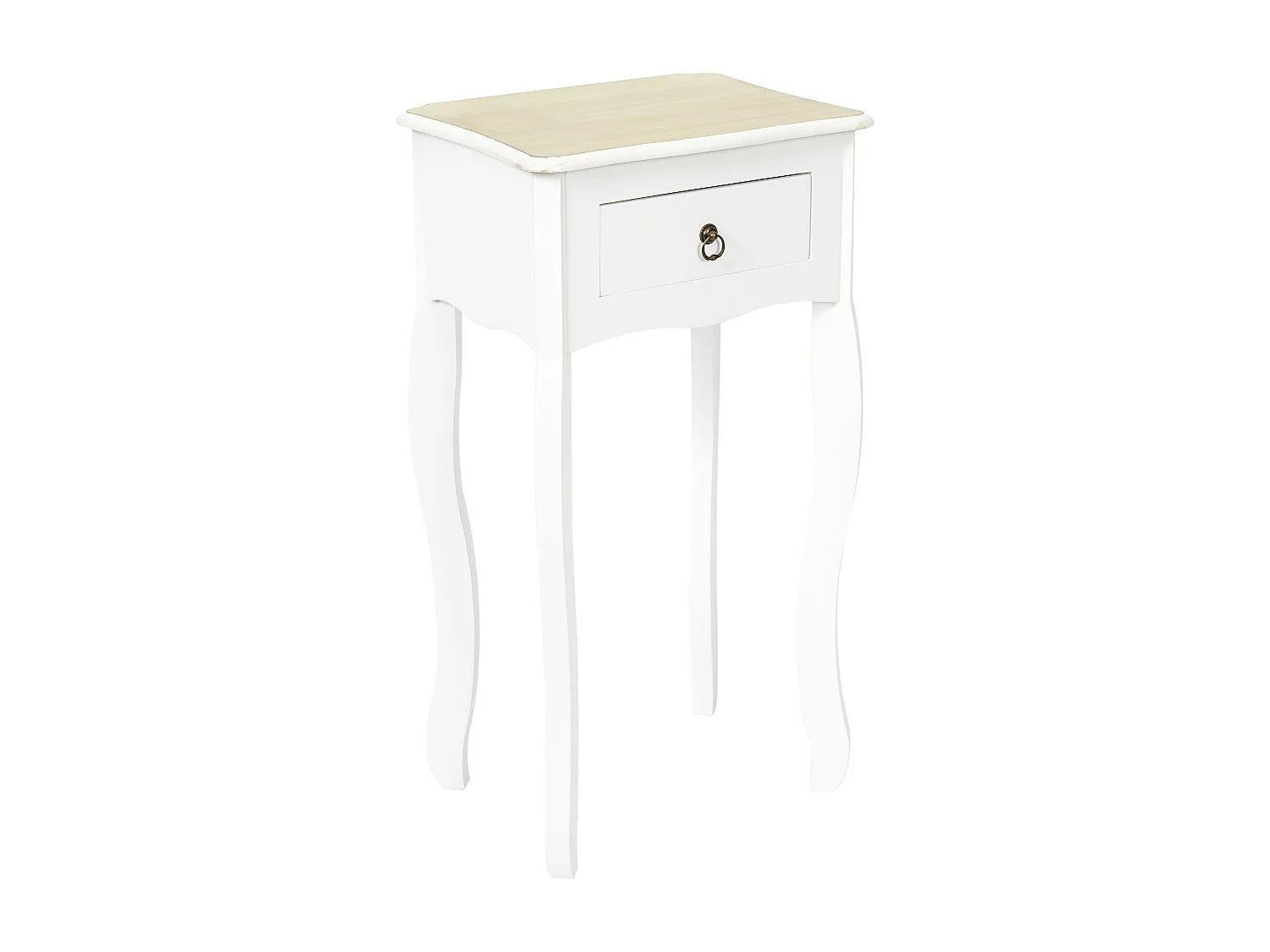 Bout de canapé haut blanc style rétro – ALBA