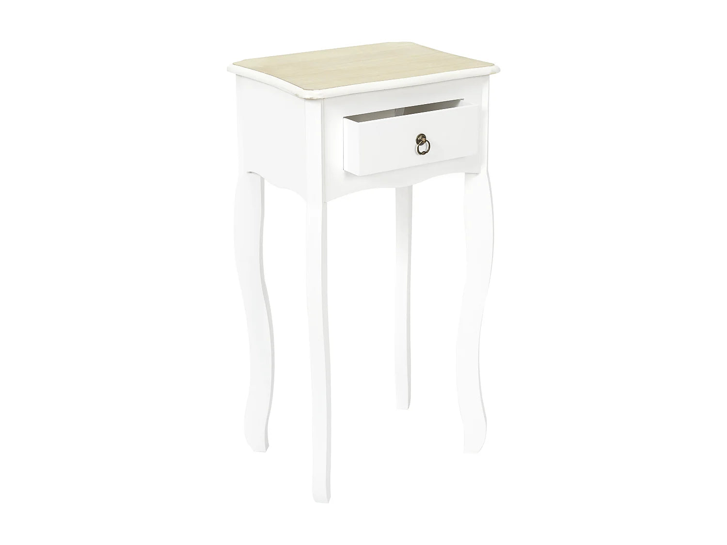 Bout de canapé haut blanc style rétro – ALBA
