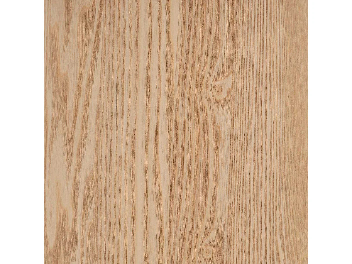 Bout de canapé rond design en bois beige mat – FRENYA