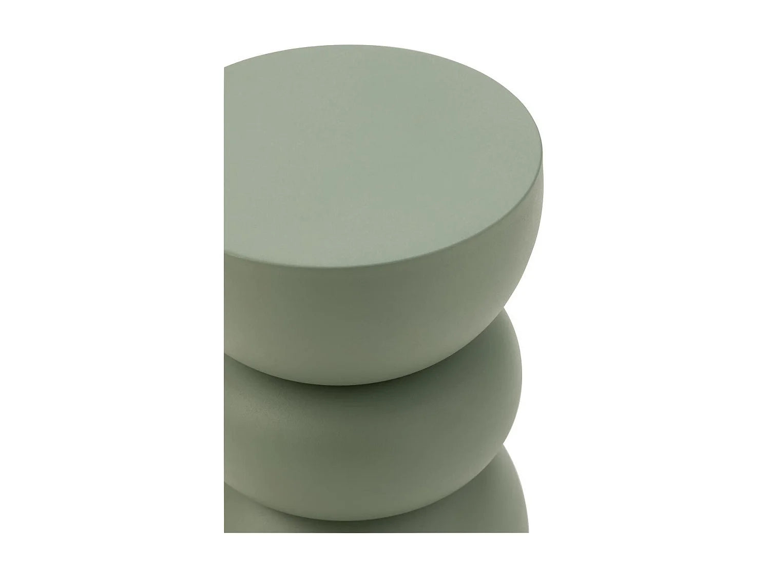 Bout de canapé design en métal vert – FOLIA