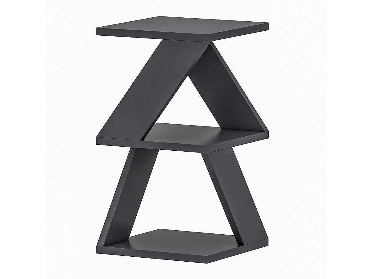 Bout de canapé 3 niveaux gris anthracite – ARDEA