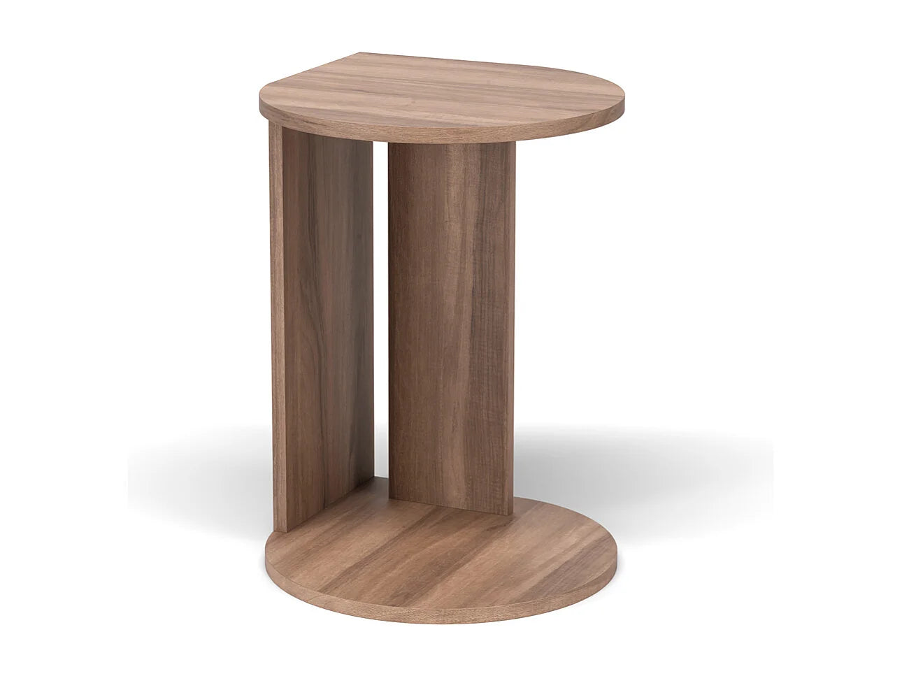 Bout de canapé guéridon en bois de noyer – TREBOR