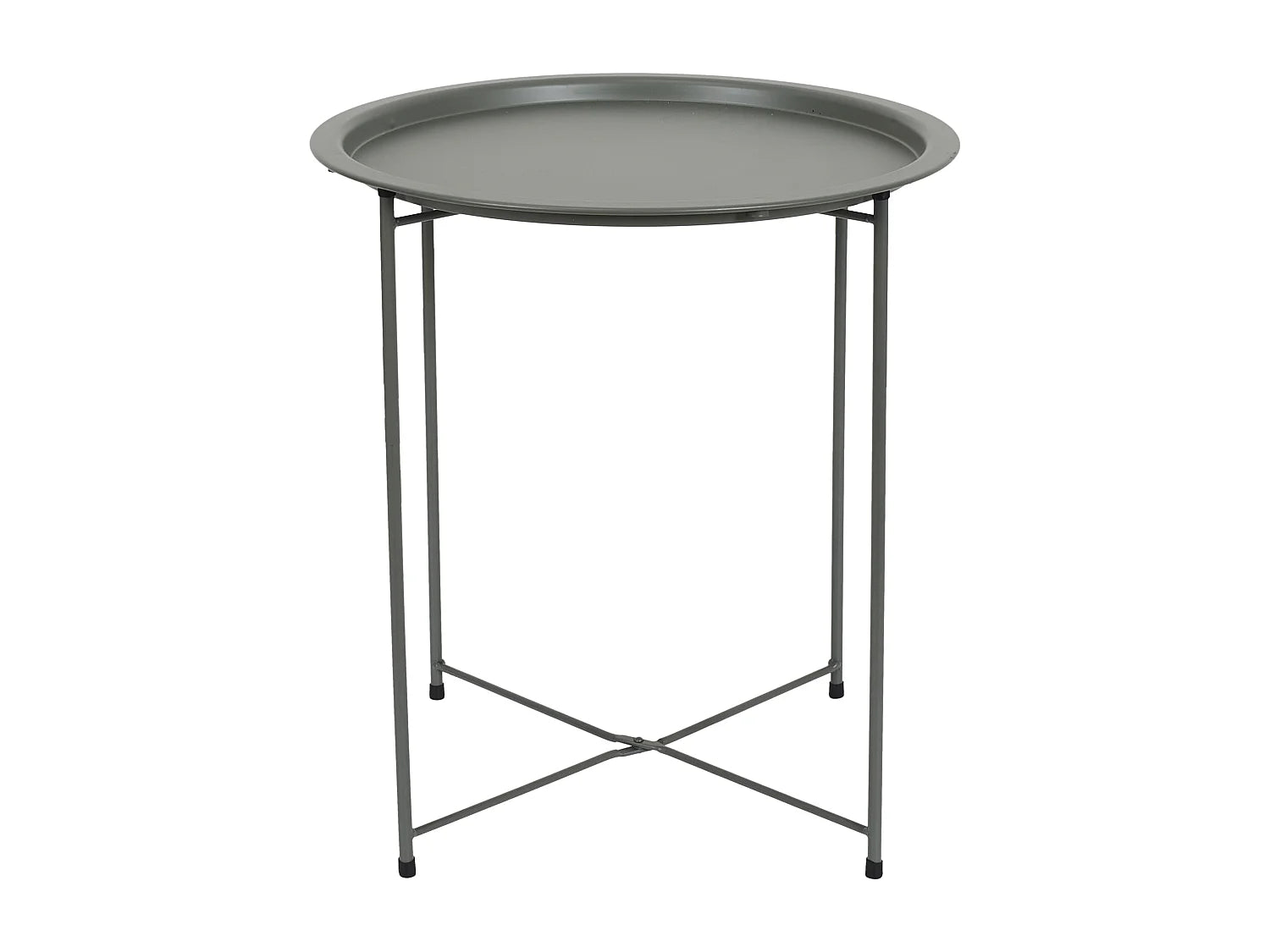 Bout de canapé en métal vert olive – OLIVANE