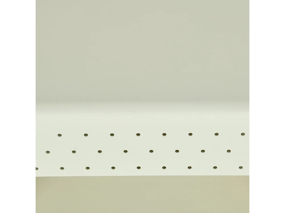 Bout de canapé en métal beige avec niche – CURVA