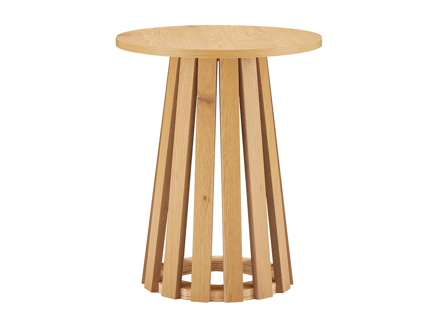 Bout de canapé rond bois style scandinave – HALLA
